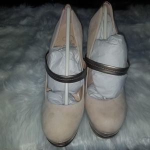 Jessica Simpson Cheetah, Kidsuede Sand, 8.5